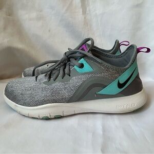 Nike Flex Trainer TR9 size 7 Women's Athletic Shoes - Gray and Teal